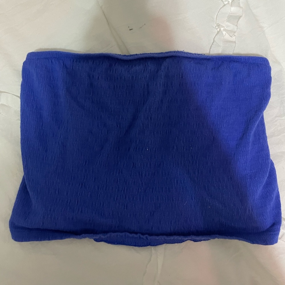blue tube top size xsmall